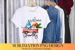 Welcome Gnomies |Christmas Gnome Sublimation Product Image 1