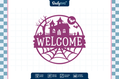 Halloween Haunted House Welcome SVG Product Image 3