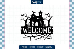 Halloween Haunted House Welcome SVG Product Image 3