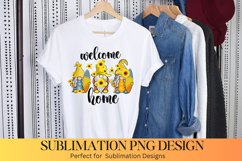 Welcome Home - Sunflower Sublimation Design Product Image 1