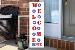 Welcome home Porch Sign SVG,Fourth Of July Decor,USA SVG Product Image 3