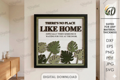 3D Welcome Home Signs Bundle Laser Cut. Wall Decor SVG Product Image 13