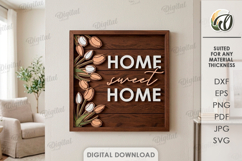 3D Welcome Home Signs Bundle Laser Cut. Wall Decor SVG Product Image 10