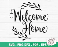 Welcome Home Sign SVG, Family SVG Product Image 2