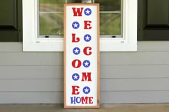 Welcome home Porch Sign SVG,Fourth Of July Decor,USA SVG Product Image 2