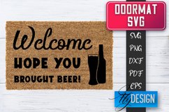 Doormat SVG Design | Welcom Home SVG | Home Decor SVG v.3 Product Image 1