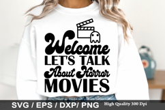 Funny Horror Valentine's Day SVG Design - Welcome Let s Talk Product Image 4