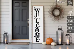 Welcome Sign SVG | Halloween Porch Sign | Halloween Sign Product Image 2
