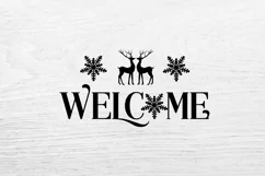 Christmas Door mat. Christmas Door Sign SVG. Farmhouse Sign. Product Image 2
