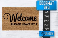 Doormat SVG Design | Welcom Home SVG | Home Decor SVG v.2 Product Image 1