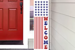 Welcome Porch Sign SVG Design, United States SVG, USA SVG Product Image 4