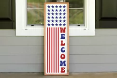 Welcome Porch Sign SVG Design, United States SVG, USA SVG Product Image 2