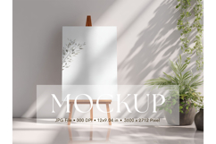 Welcome Sign Mockup Photo Frame Wedding Sign Canvas Mockup Product Image 1