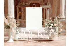 Welcome Sign Mockup Photo Frame Wedding Sign Canvas Mockup Product Image 1