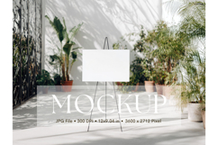 Welcome Sign Mockup Photo Frame Wedding Sign Canvas Mockup Product Image 1