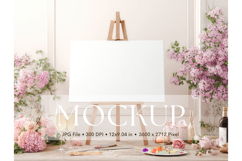 Welcome Sign Mockup Photo Frame Wedding Sign Canvas Mockup Product Image 1