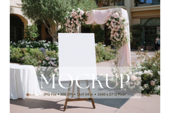 Welcome Sign Mockup Photo Frame Wedding Sign Canvas Mockup14 Product Image 1