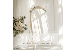 Welcome Sign Mockup Photo Frame Wedding Sign Canvas Mockup Product Image 1