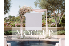 Welcome Sign Mockup Photo Frame Wedding Sign Canvas Mockup16 Product Image 1