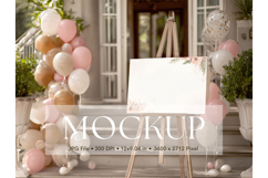 Welcome Sign Mockup Photo Frame Wedding Sign Canvas Mockup Product Image 1
