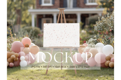 Welcome Sign Mockup Photo Frame Wedding Sign Canvas Mockup Product Image 1