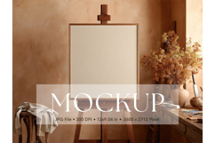 Welcome Sign Mockup Photo Frame Wedding Sign Canvas Mockup_2 Product Image 1