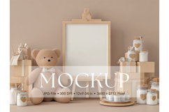 Welcome Sign Mockup Photo Frame Wedding Sign Canvas Mockup Product Image 1