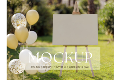Welcome Sign Mockup Photo Frame Wedding Sign Canvas Mockup Product Image 1