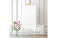 Welcome Sign Mockup Photo Frame Wedding Sign Canvas Mockup Product Image 1