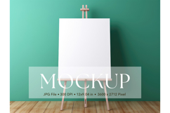Welcome Sign Mockup Photo Frame Wedding Sign Canvas Mockup30 Product Image 1