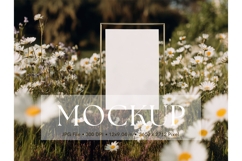 Welcome Sign Mockup Photo Frame Wedding Sign Canvas Mockup Product Image 1