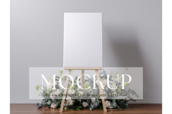 Welcome Sign Mockup Photo Frame Wedding Sign Canvas Mockup_4 Product Image 1
