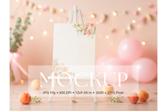 Welcome Sign Mockup Photo Frame Wedding Sign Canvas Mockup Product Image 1