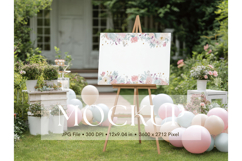 Welcome Sign Mockup Photo Frame Wedding Sign Canvas Mockup Product Image 1