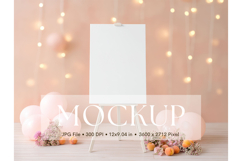 Welcome Sign Mockup Photo Frame Wedding Sign Canvas Mockup Product Image 1