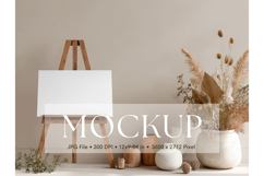 Welcome Sign Mockup Photo Frame Wedding Sign Canvas Mockup Product Image 1