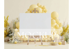 Welcome Sign Mockup Photo Frame Wedding Sign Canvas Mockup_8 Product Image 1