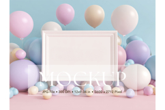 Welcome Sign Mockup Photo Frame Wedding Sign Canvas Mockup Product Image 1