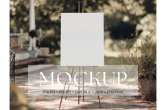 Welcome Sign Mockup Photo Frame Wedding Sign Canvas Mockup Product Image 1