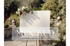 Welcome Sign Mockup Photo Frame Wedding Sign Canvas Mockup Product Image 1