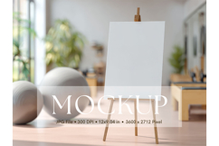 Welcome Sign Mockup Photo Frame Sport Sign Canvas Mockup_5 Product Image 1