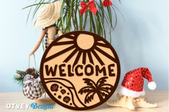 Welcome Sign Summer Lasercut Product Image 1