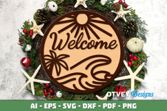 Welcome Sign Summer Lasercut Product Image 2