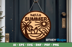 Welcome Sign Summer Lasercut Product Image 1