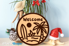 Welcome Sign Summer Lasercut Product Image 1