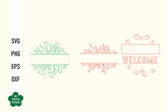 Welcome Spring Round Door Sign Laser Cut File are perfect for your holiday crafting needs. Our Round Sign Design will add a touch of charm to your projects.