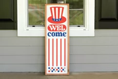 Welcome Porch Sign SVG,vinyl decal SVG,Welcome script SVG Product Image 3