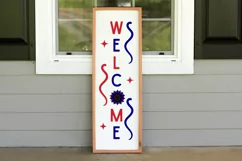 Welcome SVG, 4th Of July Porch Sign SVG Design Product Image 2