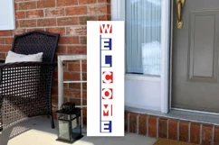 Welcome SVG, 4th Of July Porch Sign SVG Design Product Image 2