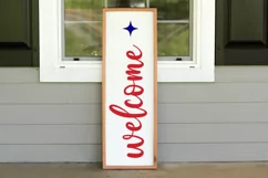 Welcome SVG, 4th Of July Porch Sign SVG Design Product Image 2